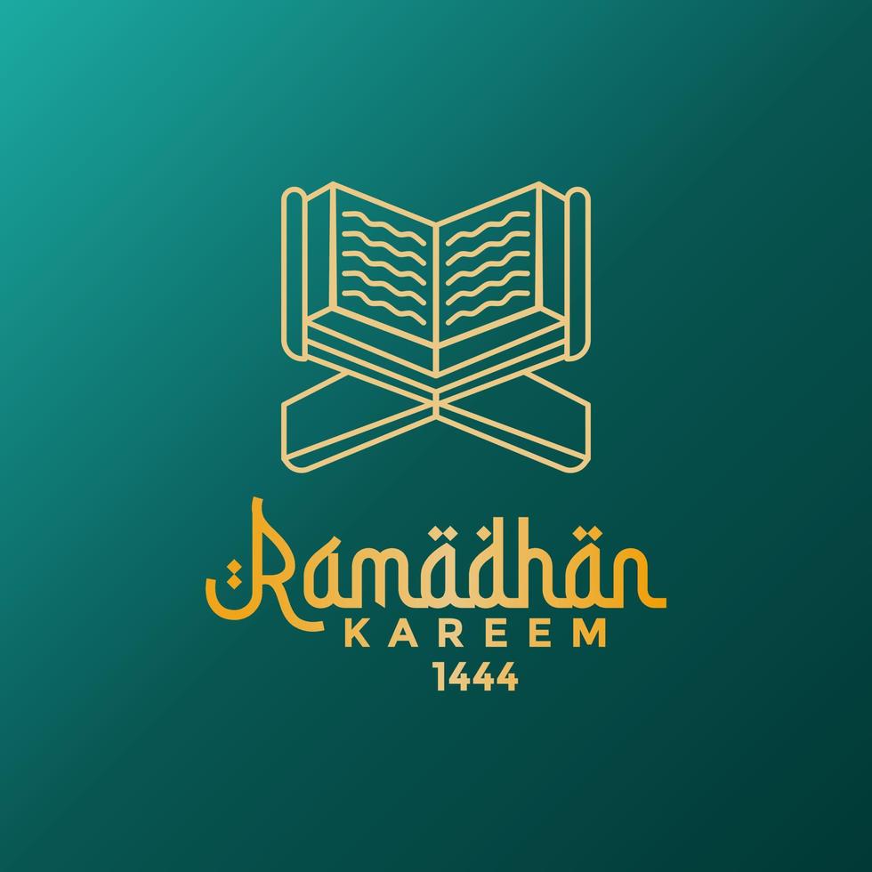 Ramadhan kareem greeting card. Ramadhan kareem banner design. Ramadhan Mubarak. Happy Holy Ramadan. Month of fasting for Muslims. vector