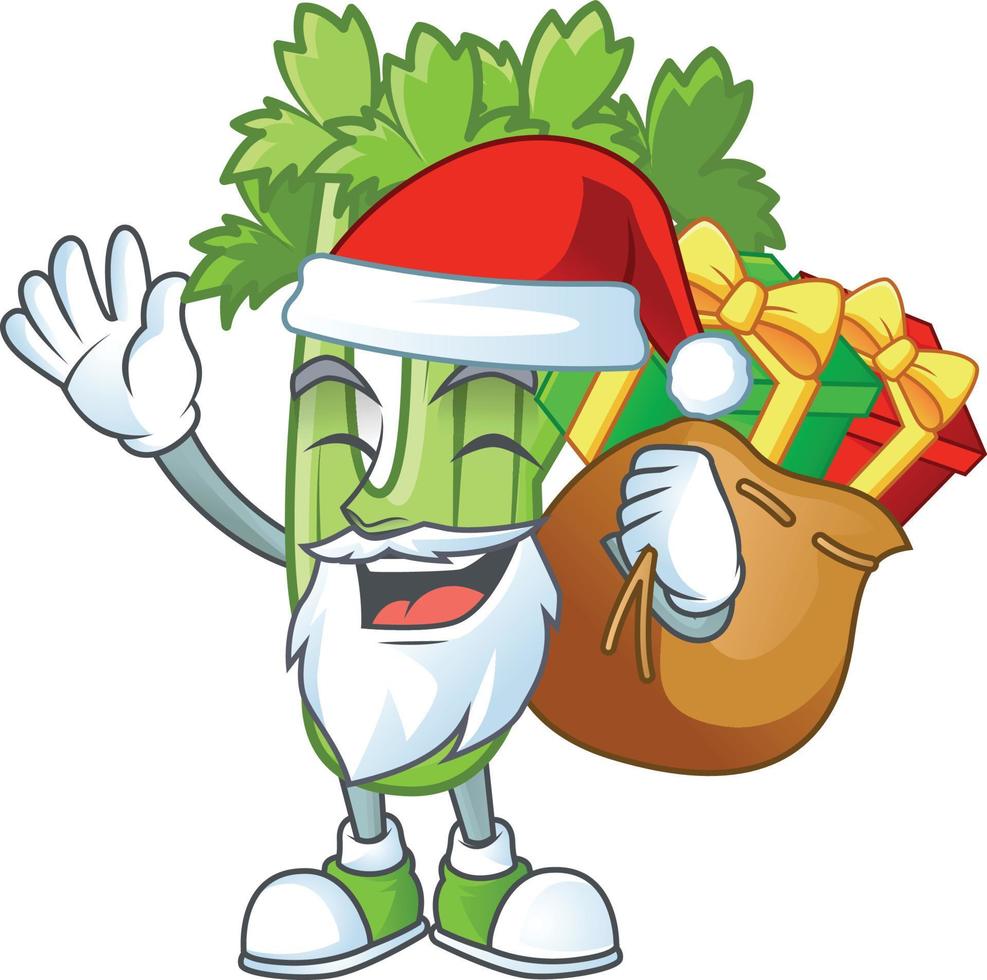 Happy celery plant cartoon character 19829617 Vector Art at Vecteezy