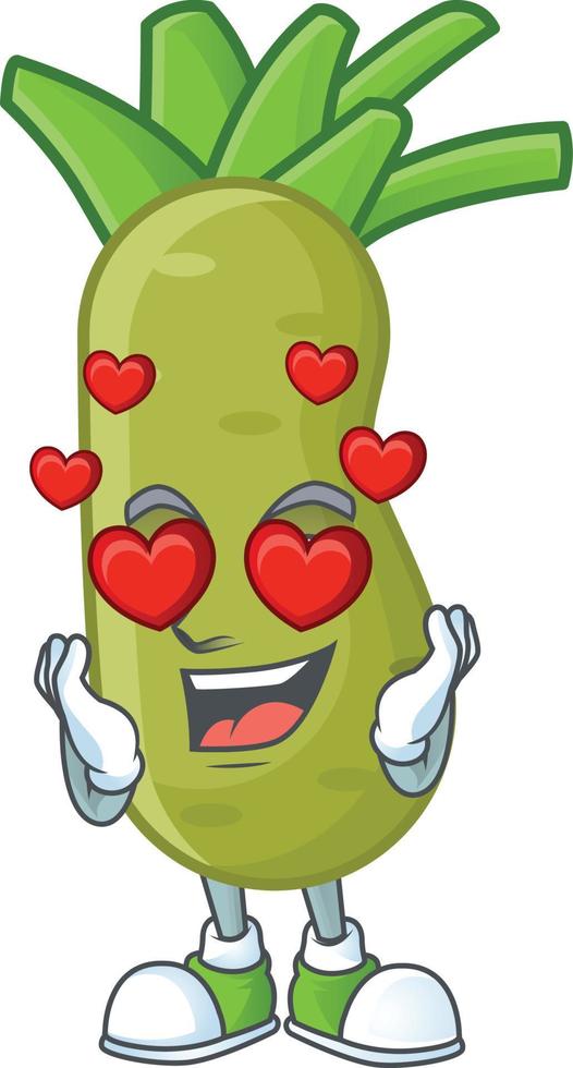 Wasabi cartoon character vector