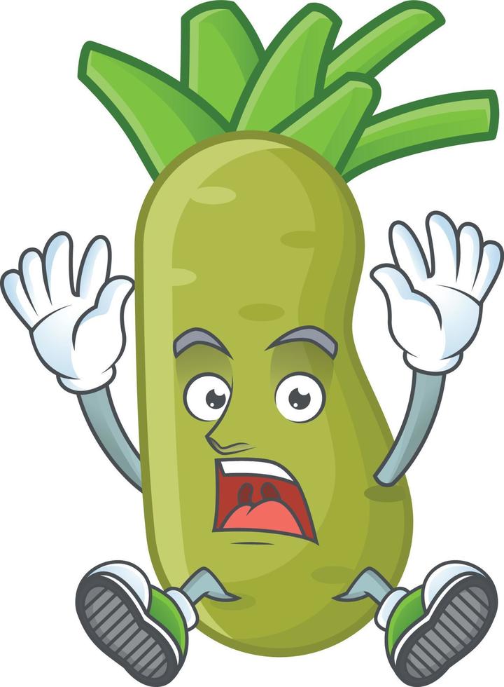 Wasabi cartoon character vector