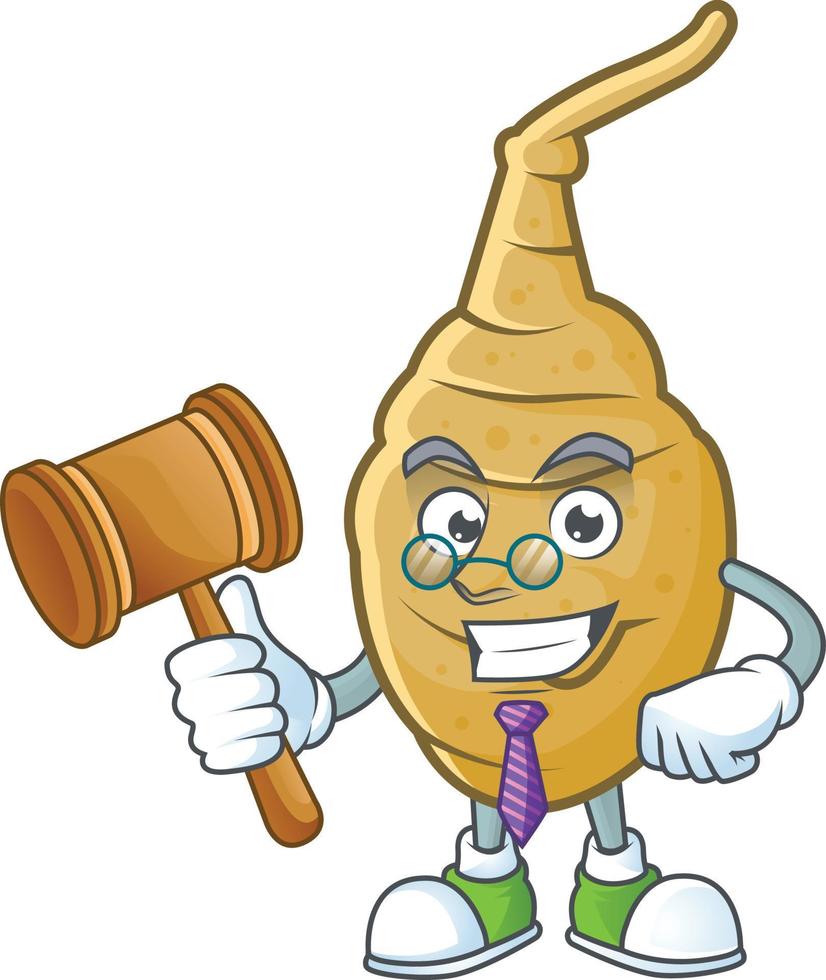 Jerusalem artichoke cartoon character style vector