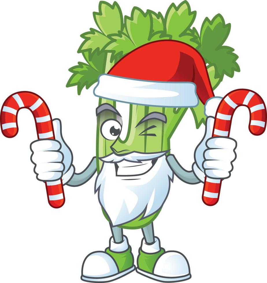 Happy celery plant cartoon character 19829947 Vector Art at Vecteezy