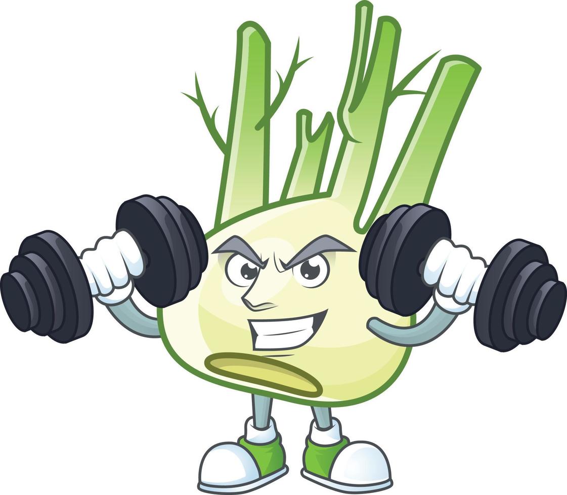 Fennel cartoon character vector