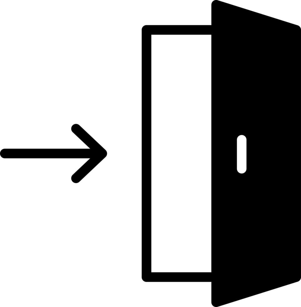 Exit Direction Vector Icon