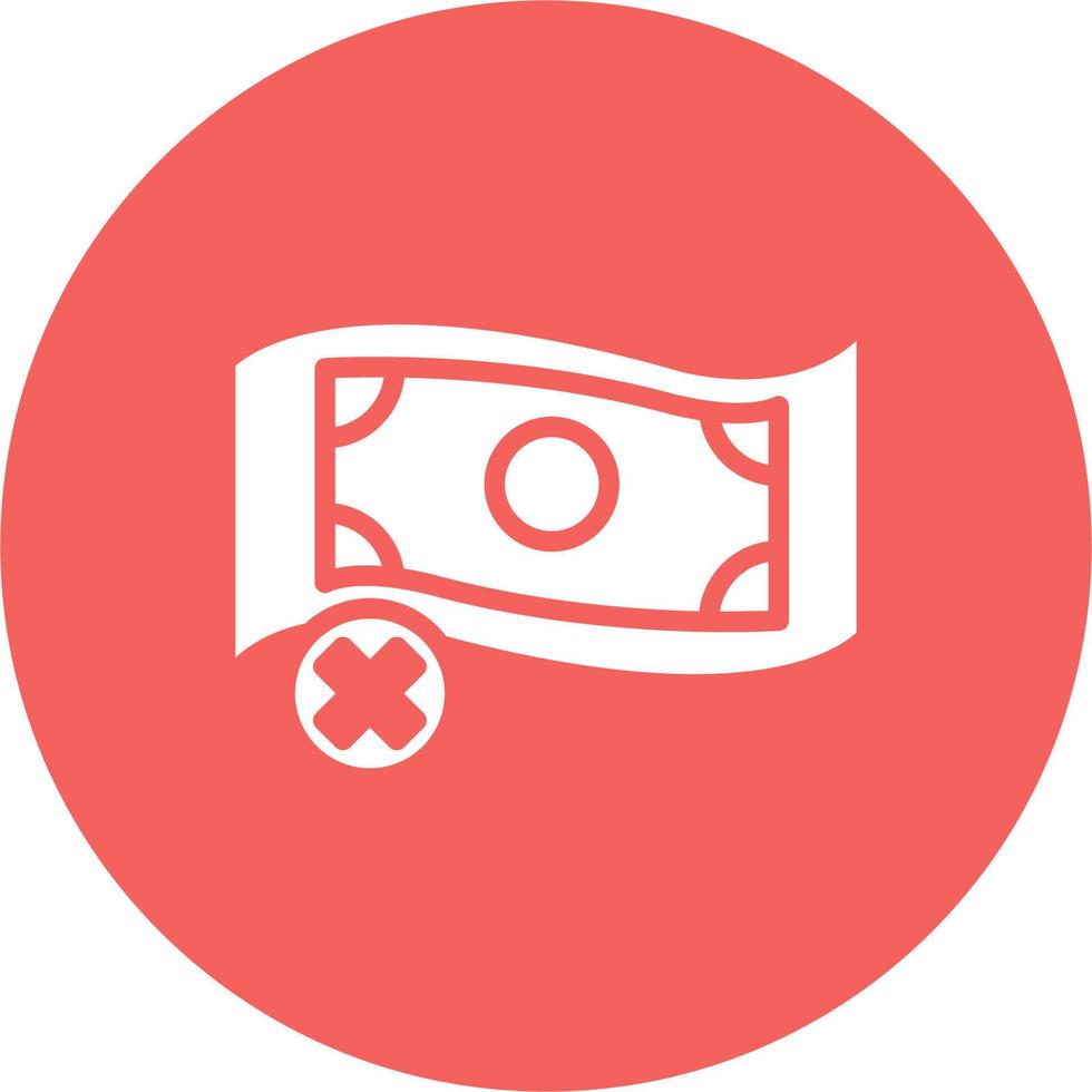 No Money Vector Icon