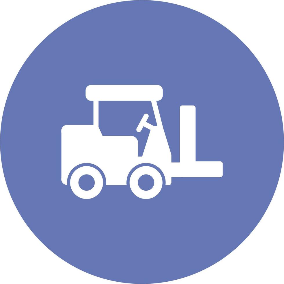 Forklift Vector Icon