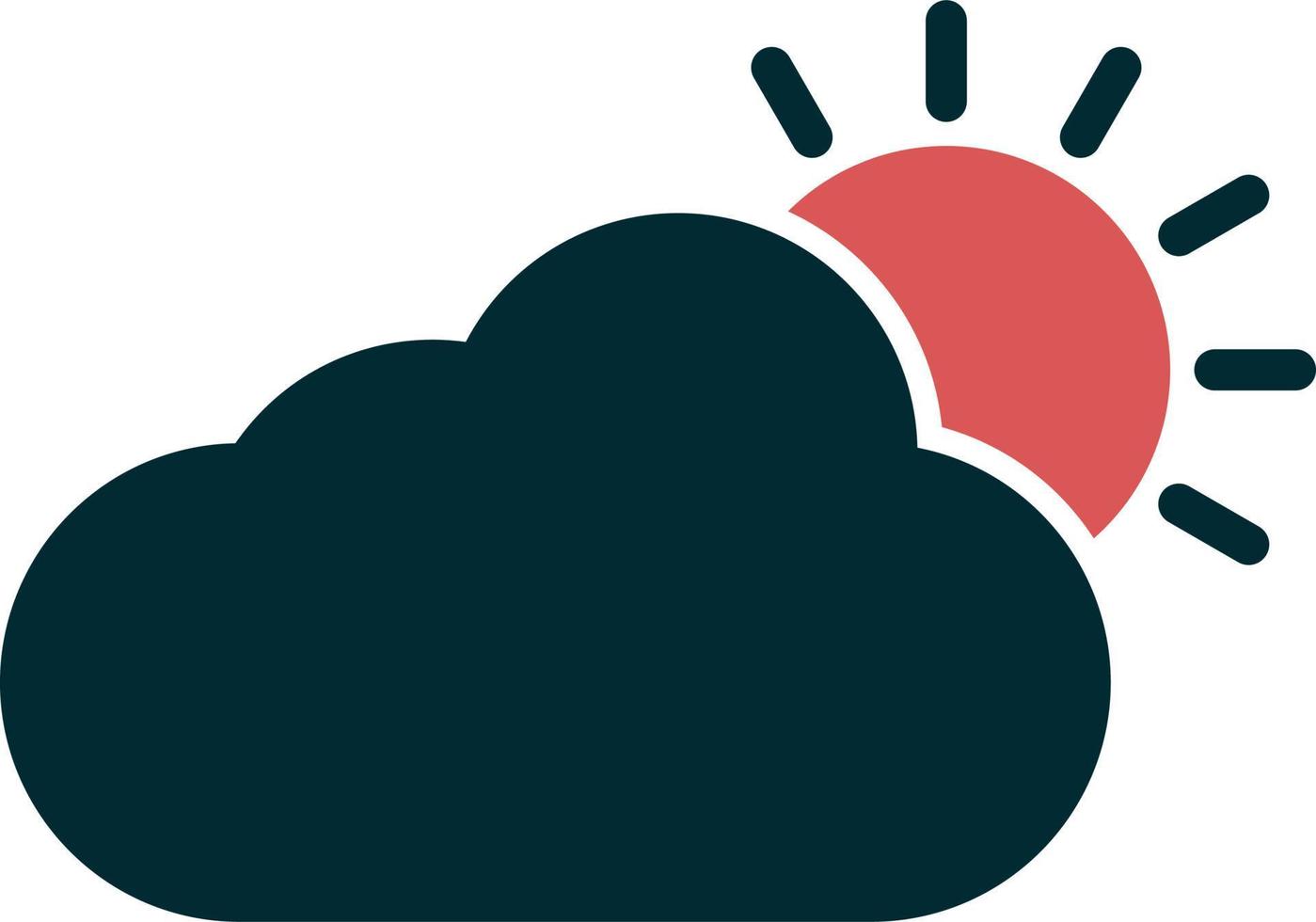 Cloudy Vector Icon