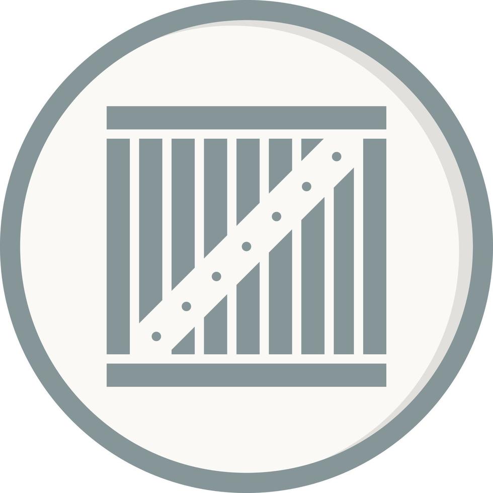 Wooden Box Vector Icon