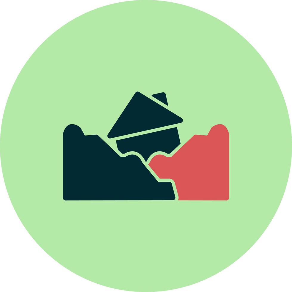 Earthquake Vector Icon