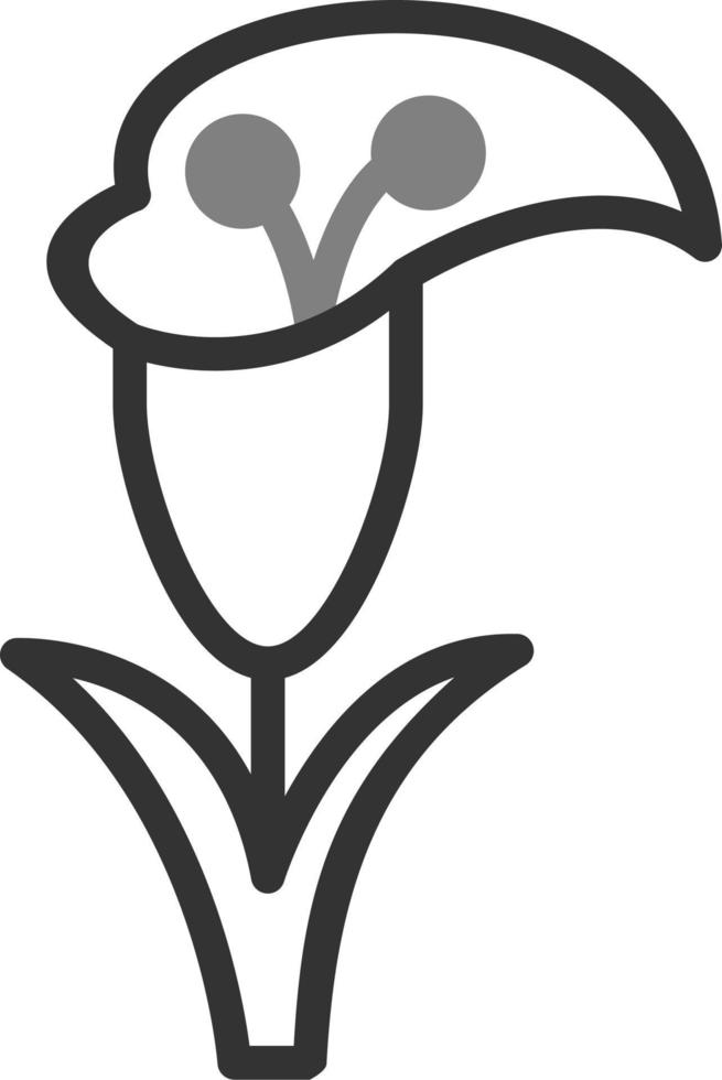 lirio vector icono