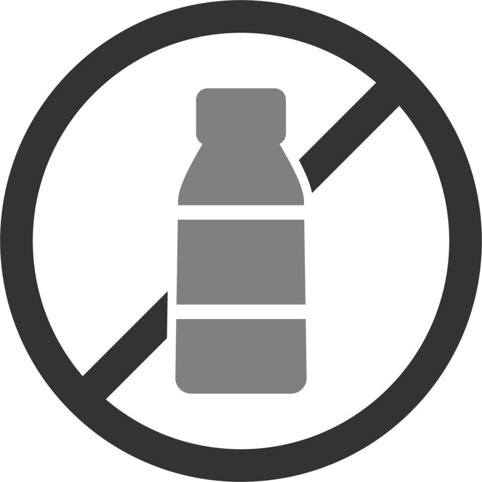 No Plastic Vector Icon