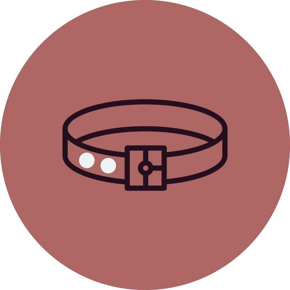 collar vector icono