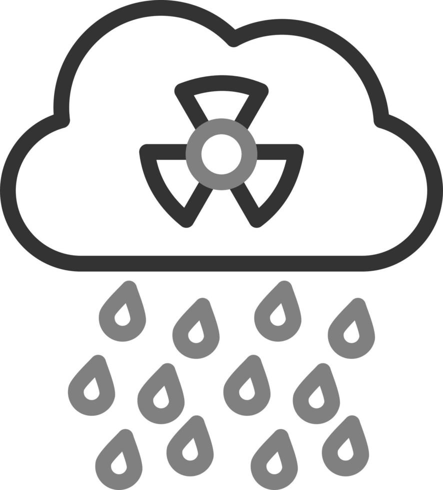 Acid Rain Vector Icon