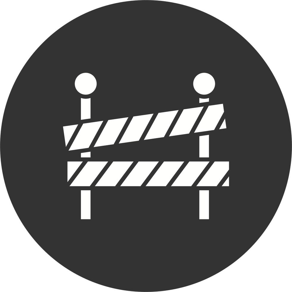 Road block Vector Icon