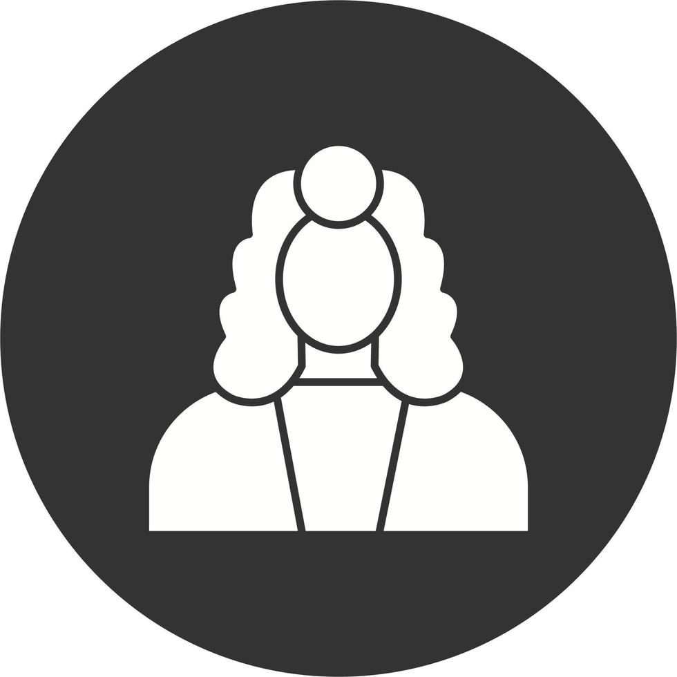 Judge Vector Icon Vector Icon
