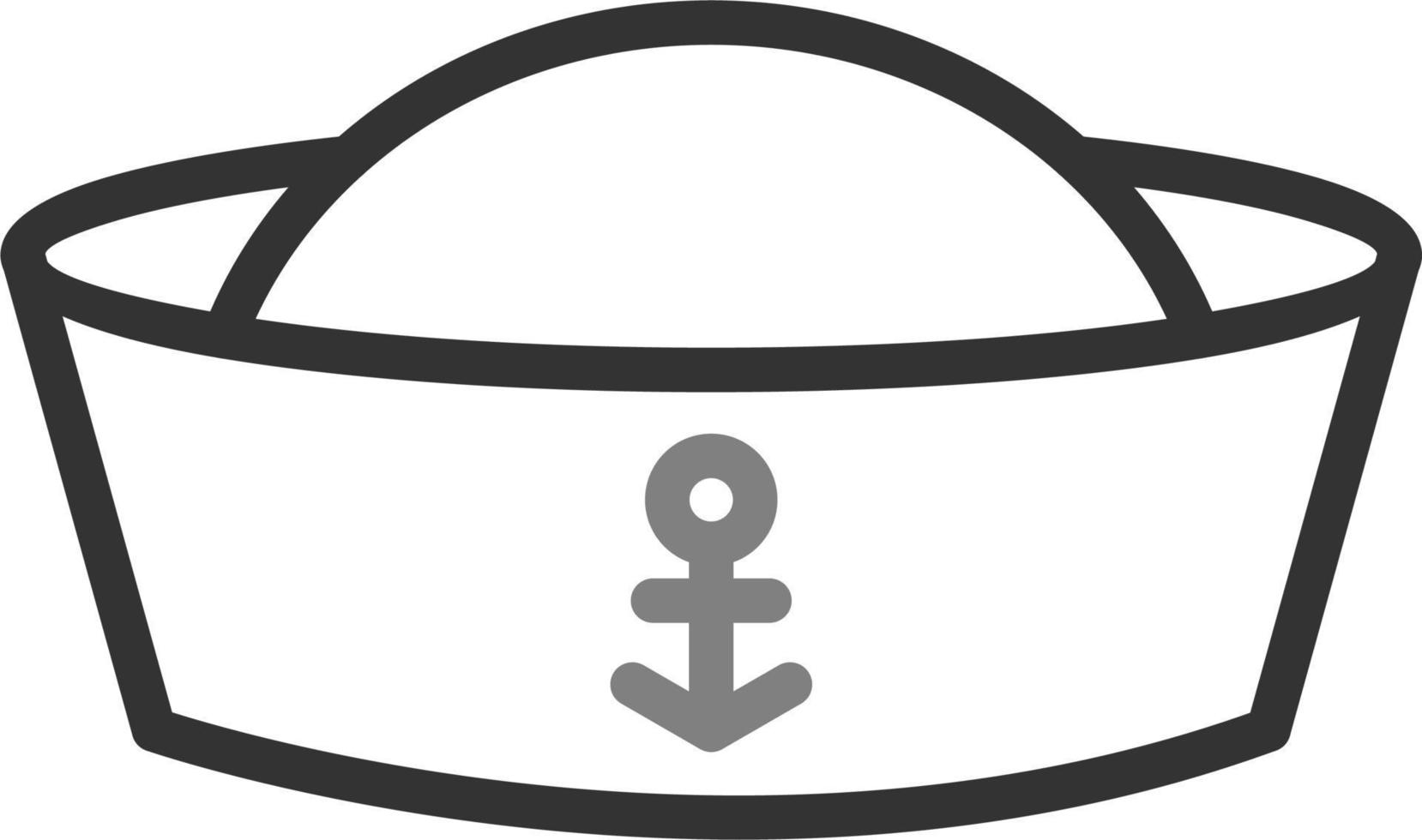 marinero gorra vector icono