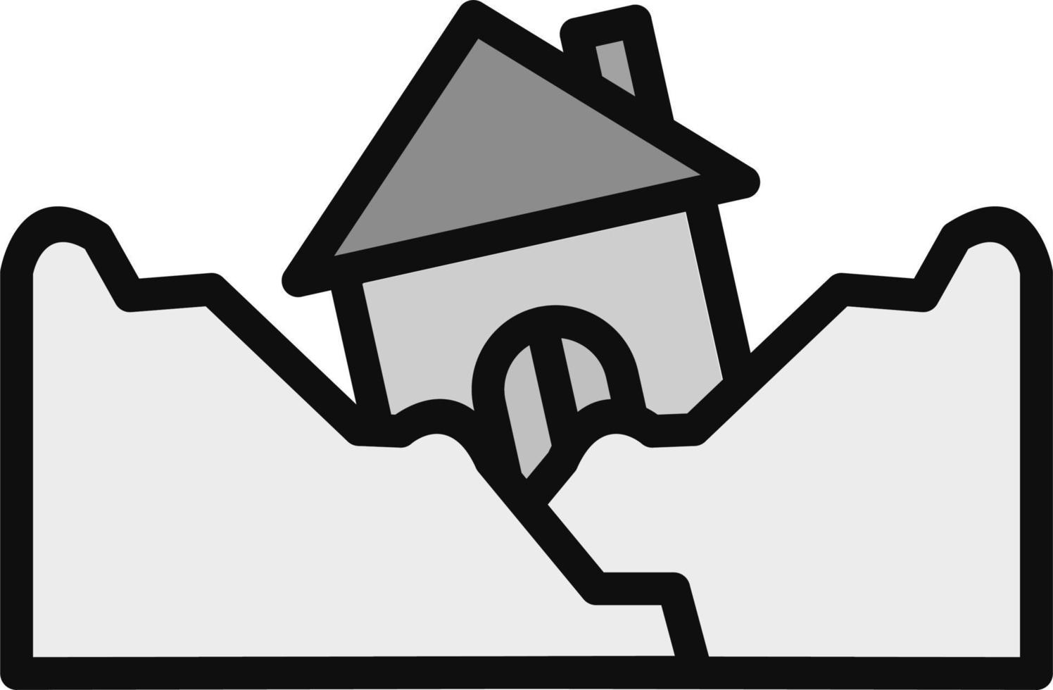 Earthquake Vector Icon