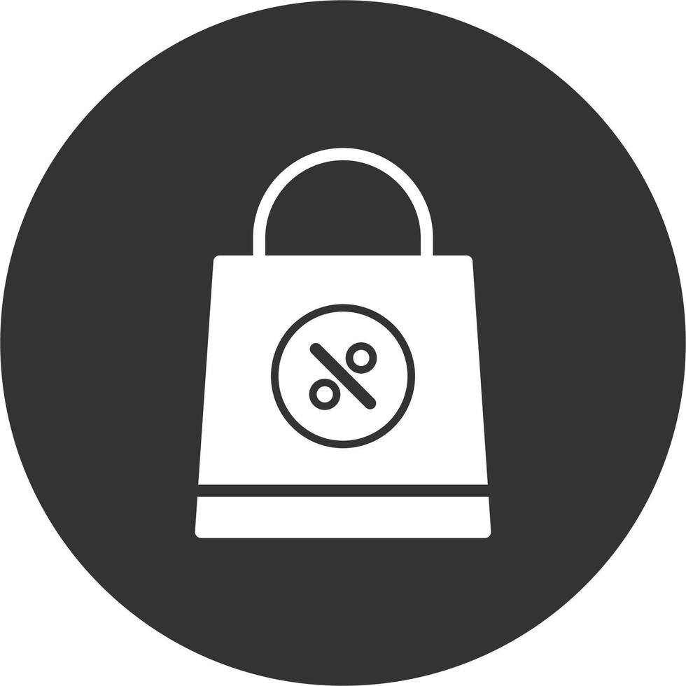 icono de vector de bolsa de compras