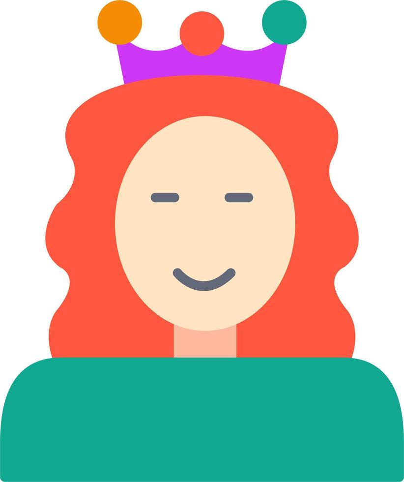 icono de vector de princesa