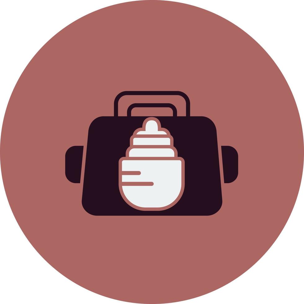 Baby bag Vector Icon