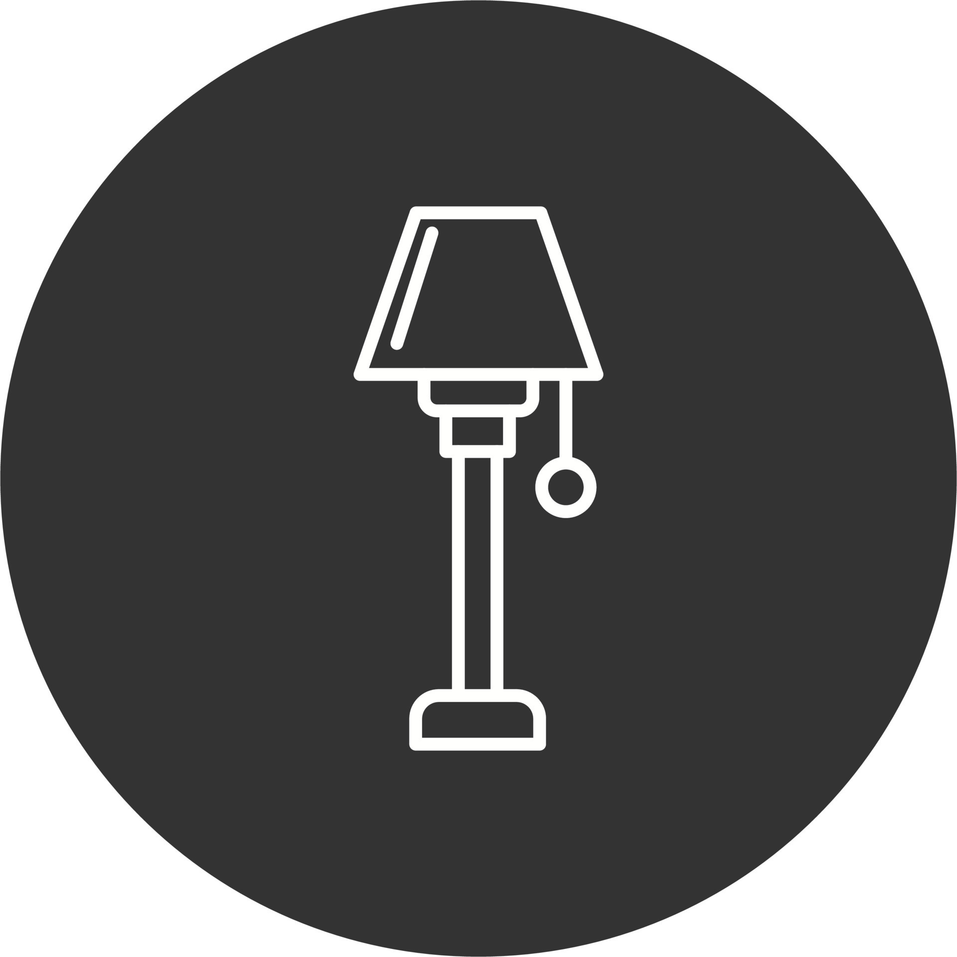 Floor lamp Vector Icon 19832110 Vector Art at Vecteezy