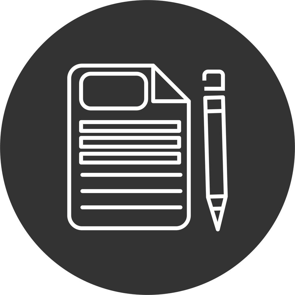 Draft Vector Icon