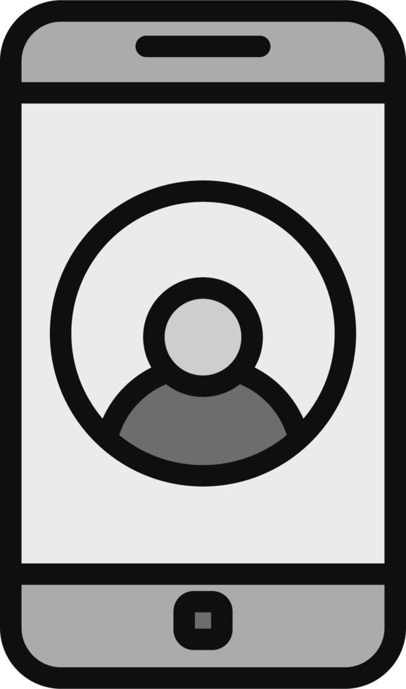 Phone Contact Vector Icon