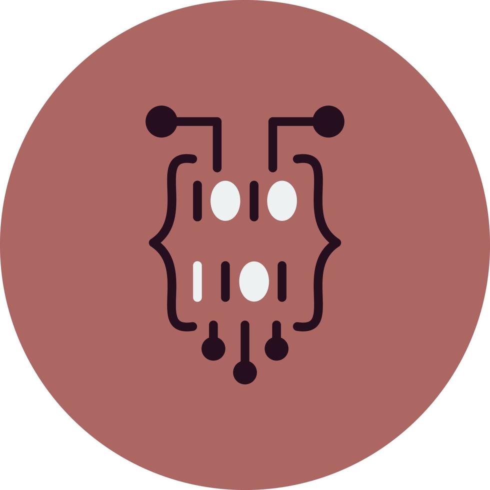 Binary Code Vector Icon