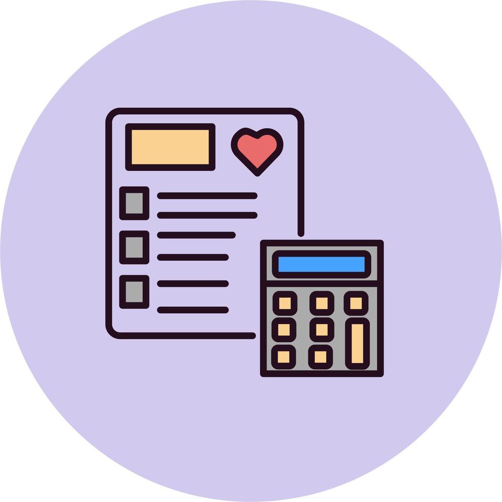 Wedding cost Vector Icon