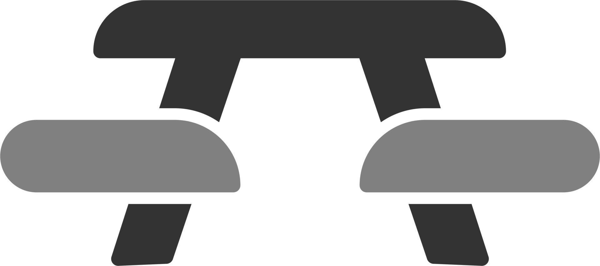 Picnic Table Vector Icon