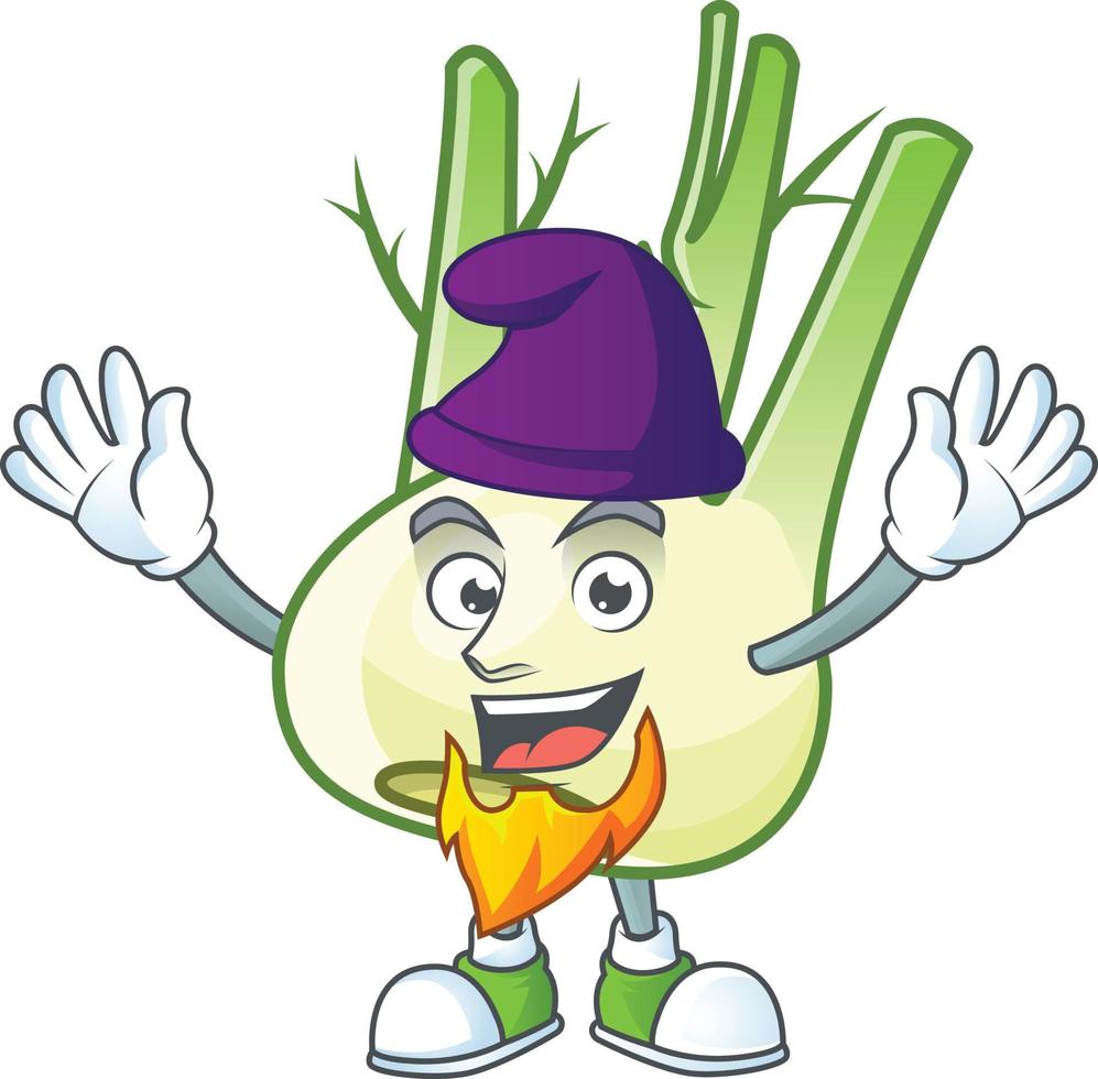 Fennel cartoon character vector