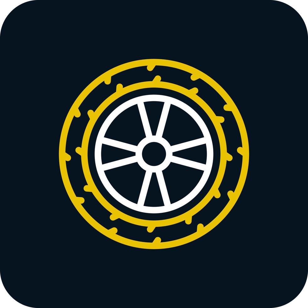 Wheel Vector Icon Design