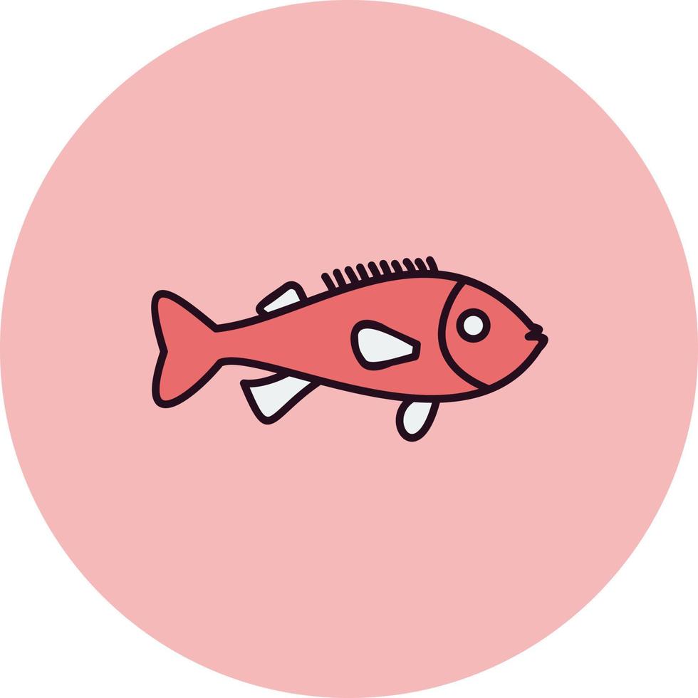 Rock Fish Vector Icon