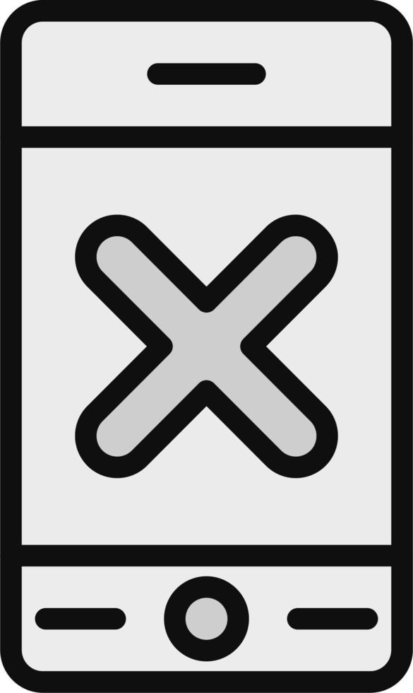 No Phone Vector Icon