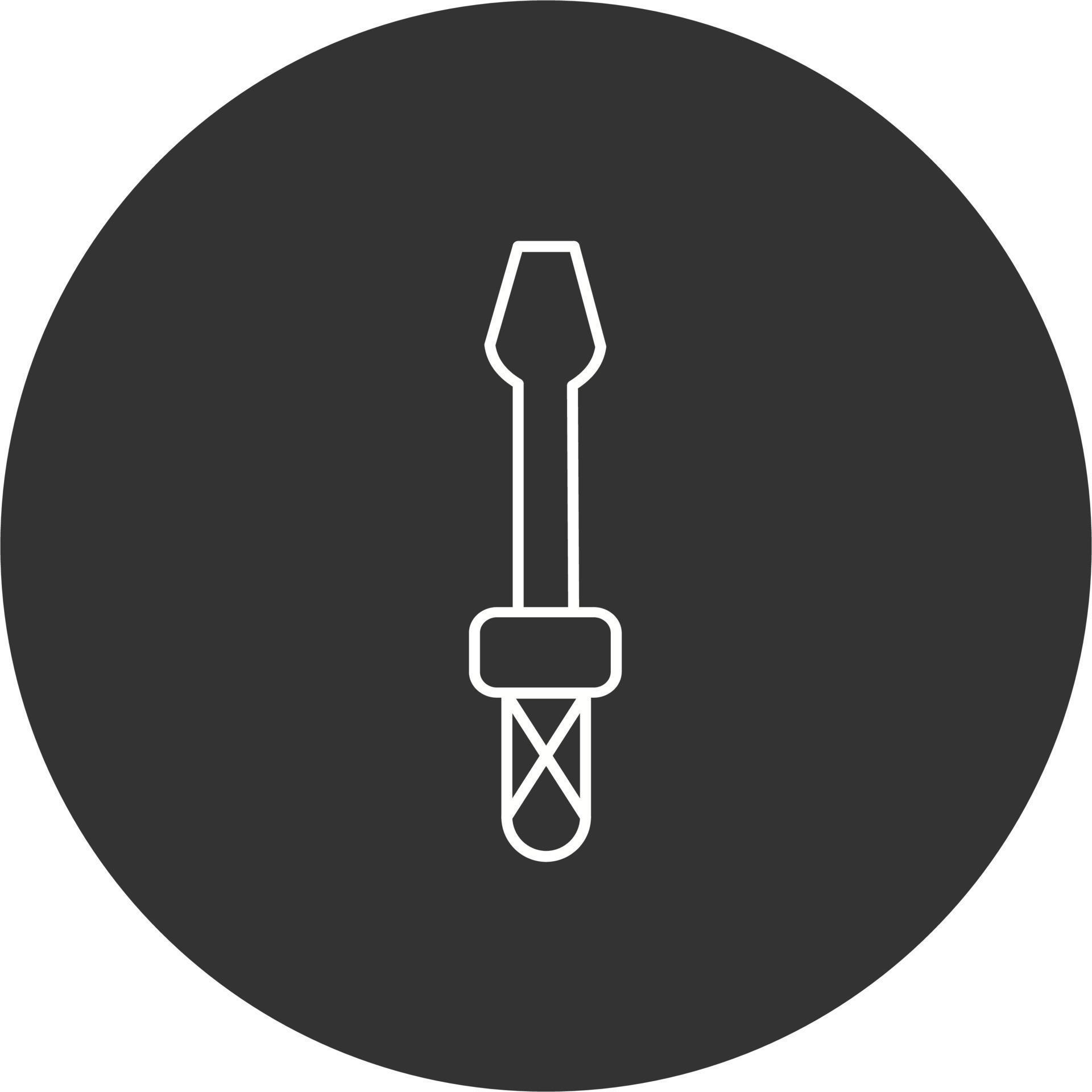 Screw driver Vector Icon 19833092 Vector Art at Vecteezy
