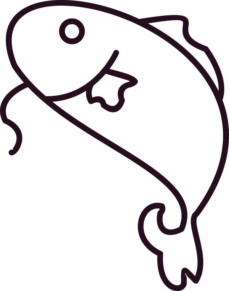 Cat Fish Vector Icon