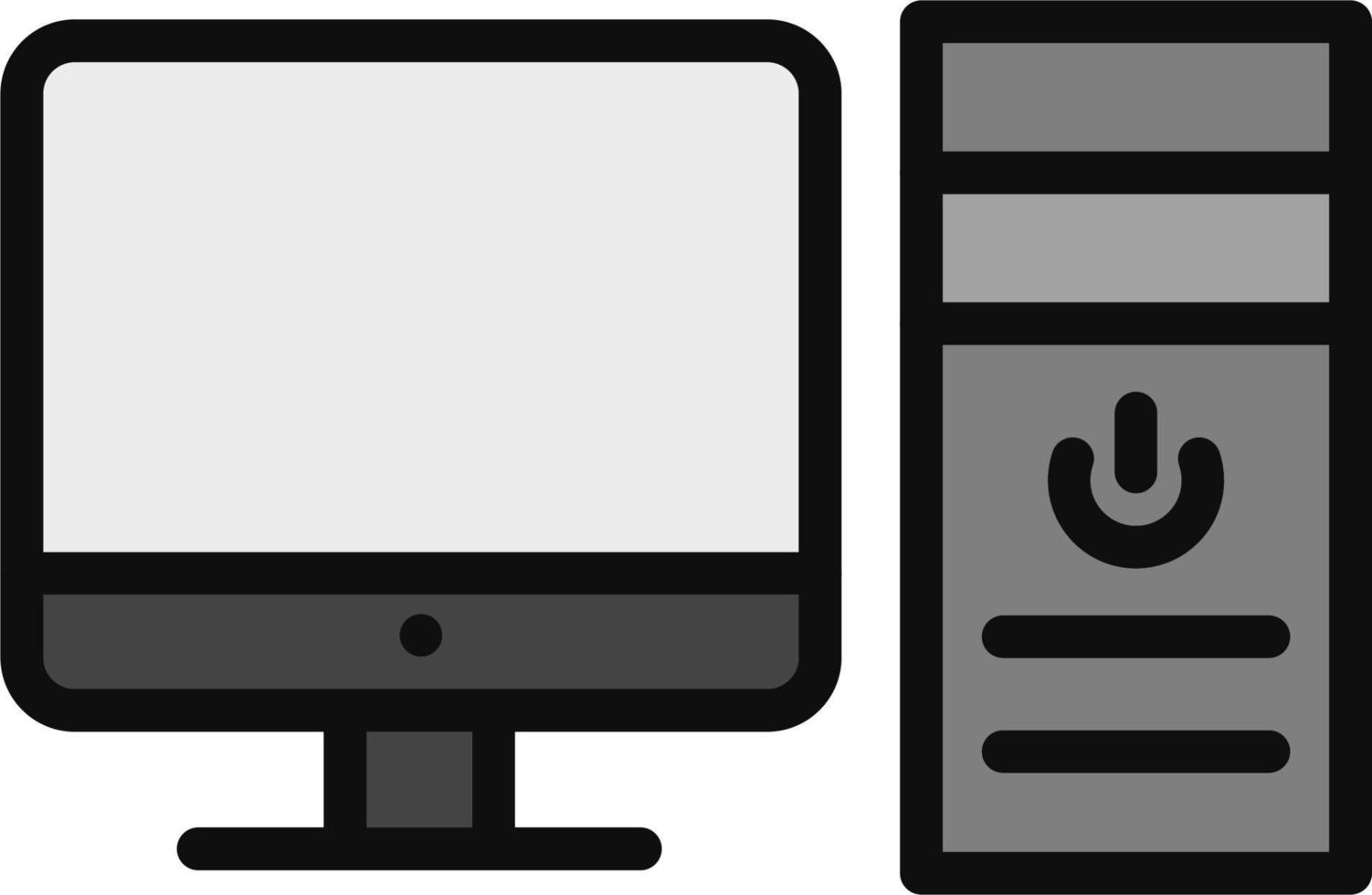 Computer Vector Icon