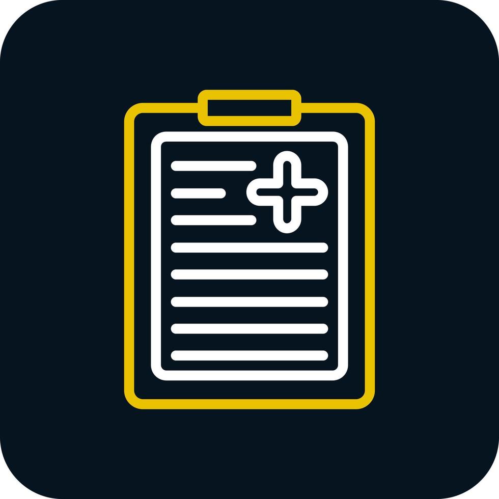 Medical Report Vector Icon Design