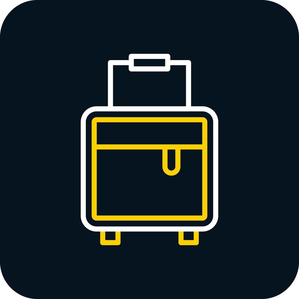 Luggage Vector Icon Design