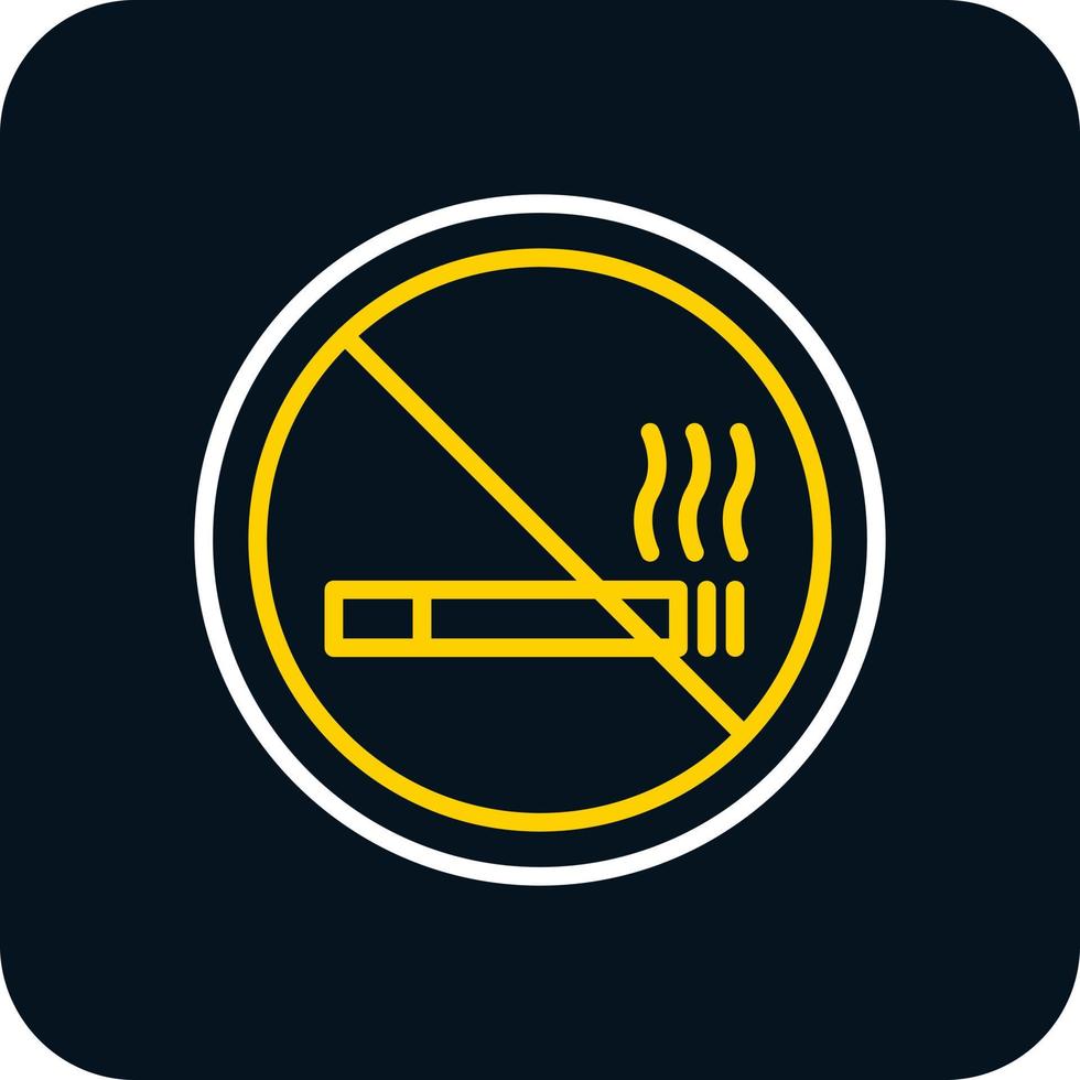 No Smoking Vector Icon Design