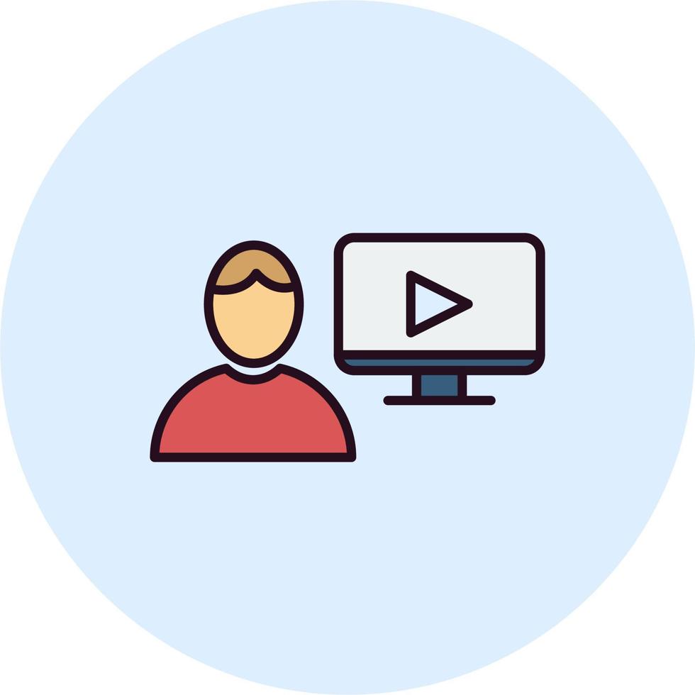 Blogger Vector Icon