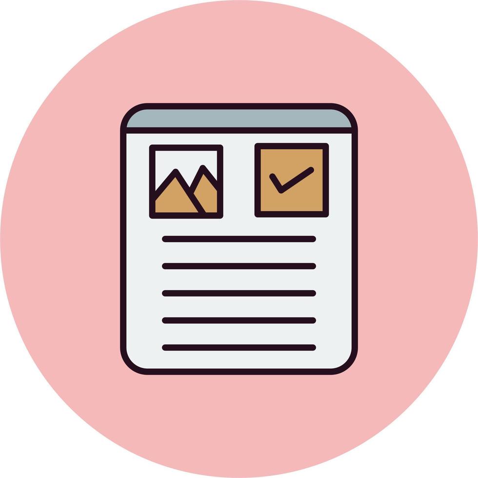 Article Vector Icon