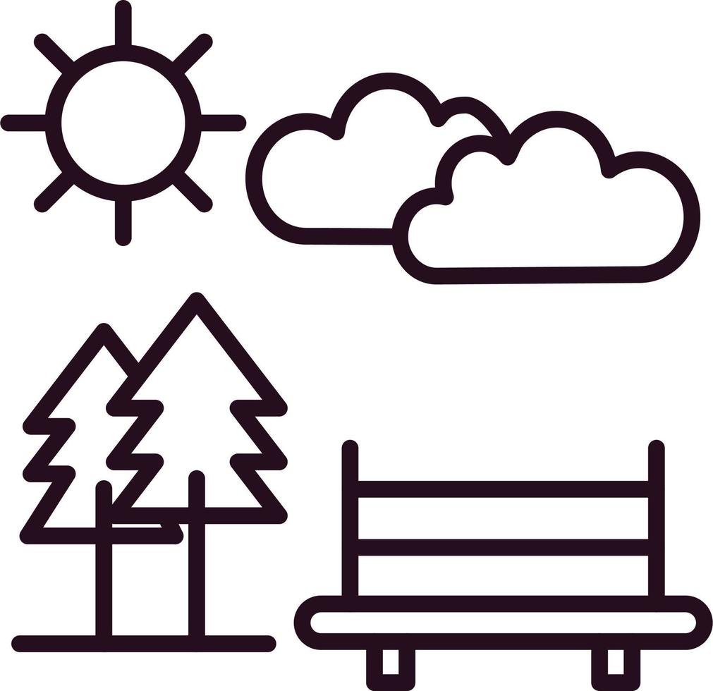 Park Vector Icon