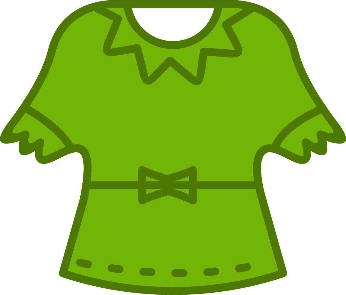 icono de vector de blusa