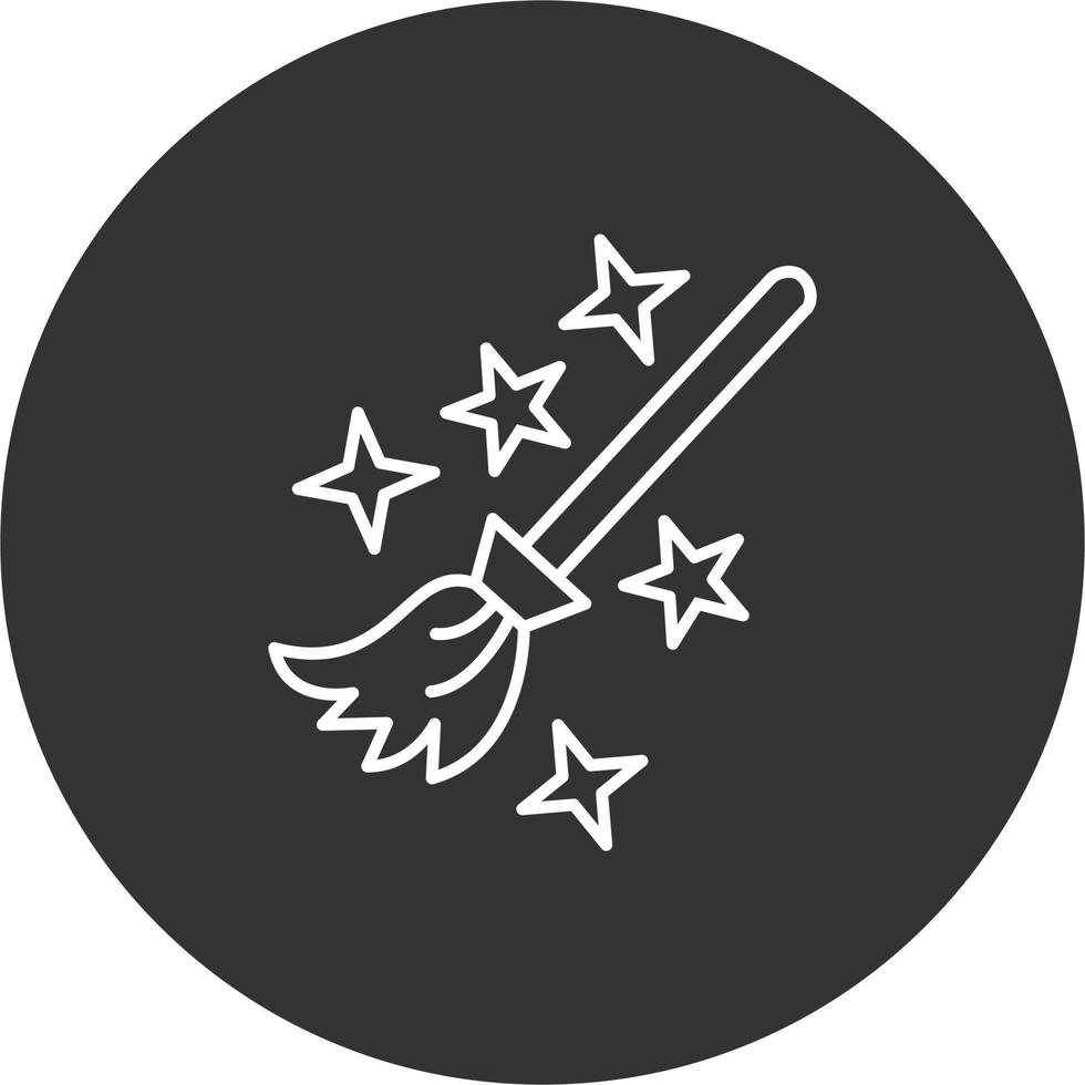 Magic broom Vector Icon 19833499 Vector Art at Vecteezy