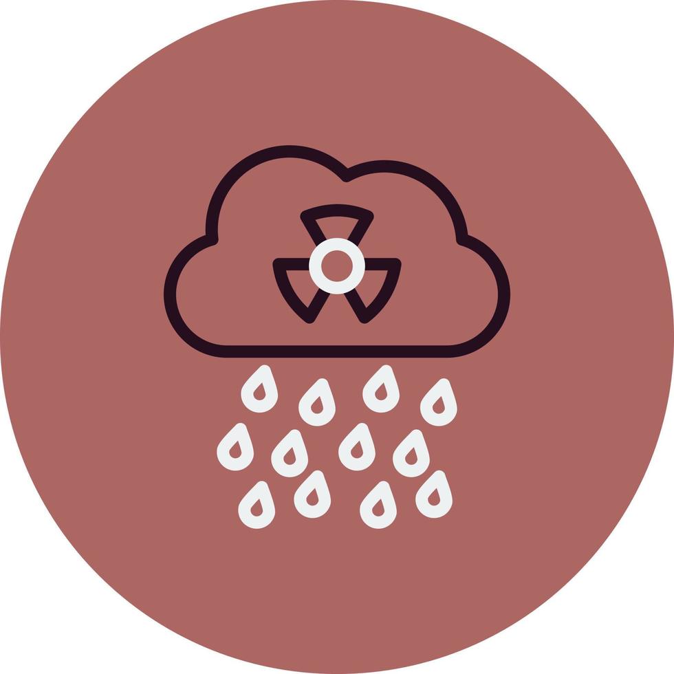 Acid Rain Vector Icon