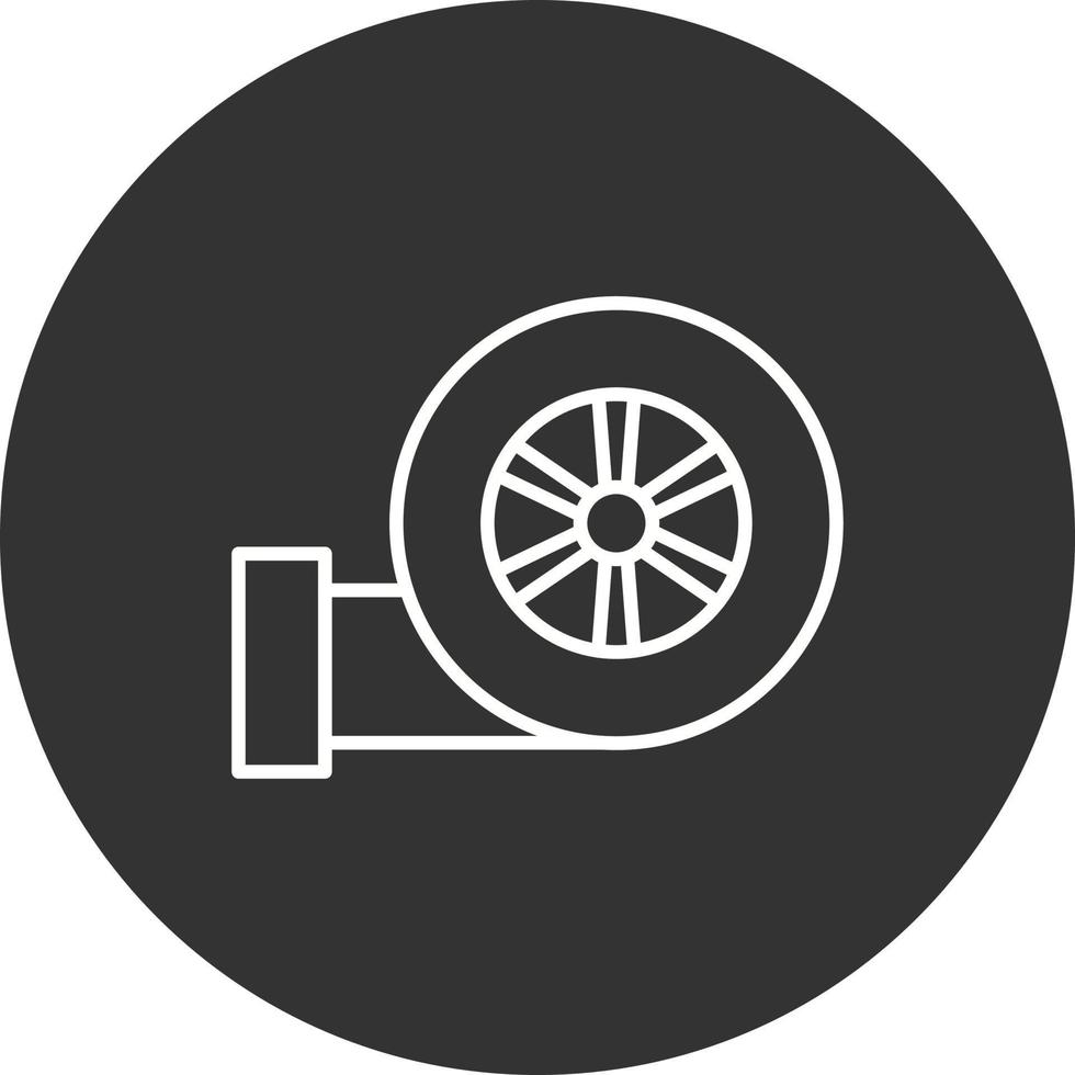 icono de vector turbo