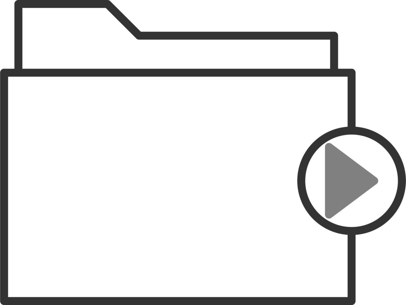 Video folder Vector Icon