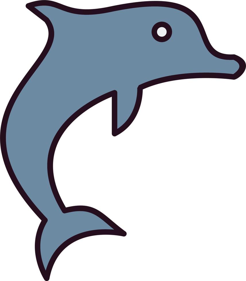 Dolphin Vector Icon