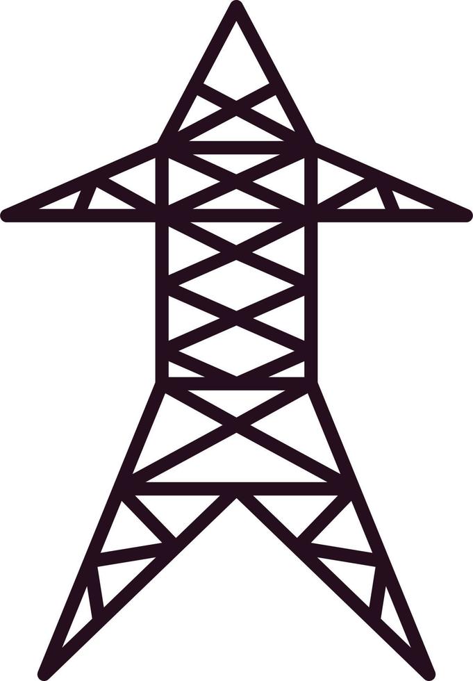 Electric Tower Vector Icon